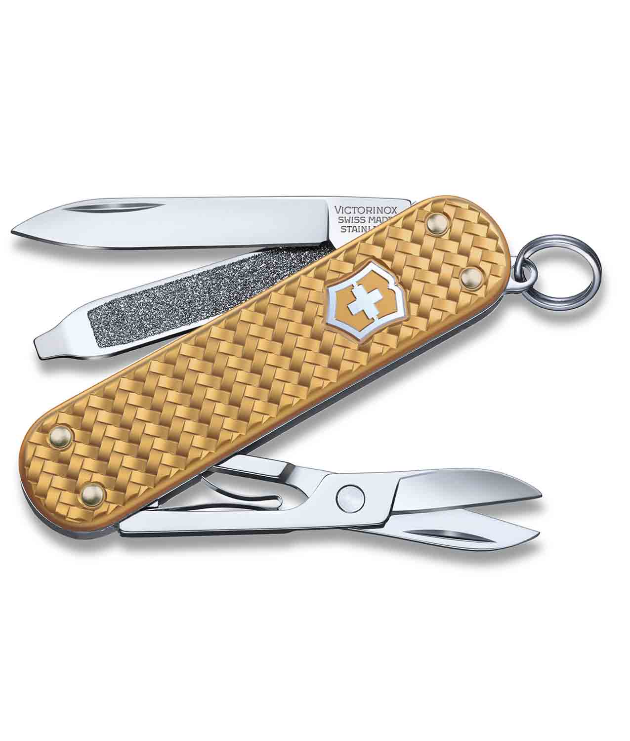 Victorinox Precious Alox Taschenmesser in brass Gold